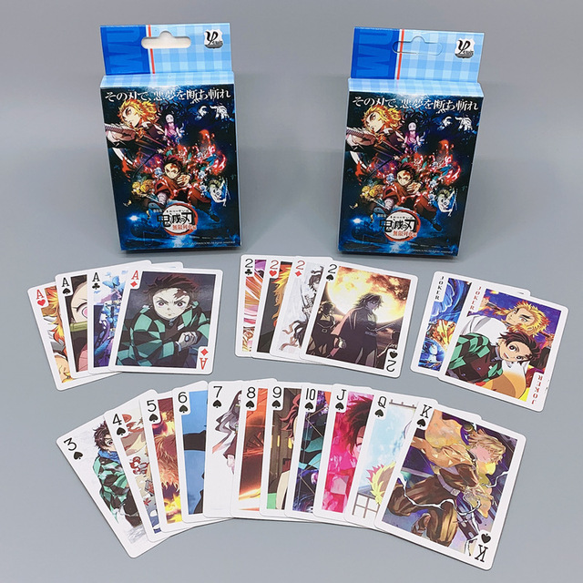 Figurka akcji Anime Demon Slayer Cosplay - 54 arkusze karty Captor do gry - Akcesoria rekwizyty Halloween - Wianko - 8