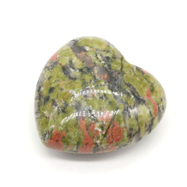 Mała dekoracja w kształcie serca z kamienia naturalnego - prezencik przynoszący szczęście dla sypialni, biurka i ogrodu - Wianko - 14