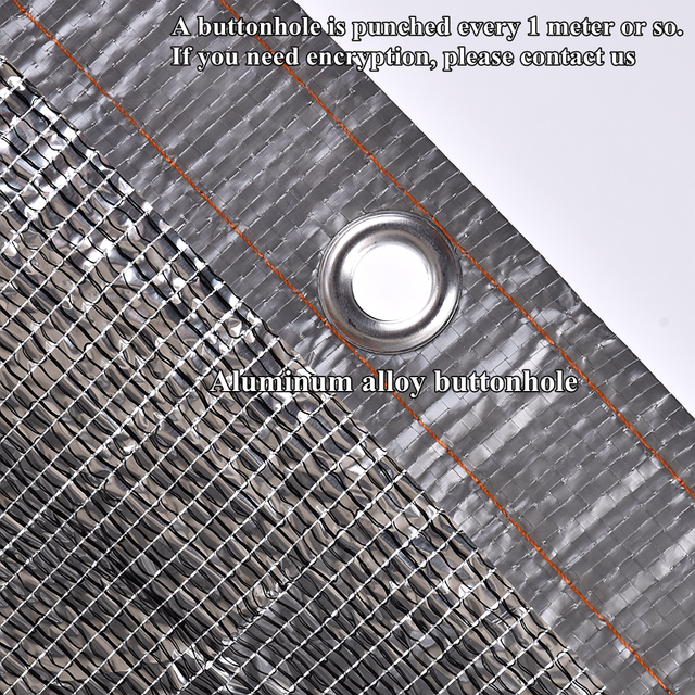 Folia aluminiowa siatka cieniująca anty-UV - Wianko - 5