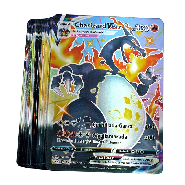 Karta Hiszpański Pokemon Shining Tag Team VMAX GX V MAX bitwa - 55-300 sztuk - Gra Karciana - Zabawka dla Dzieci na Prezent - Boże Narodzenie - Wianko - 4