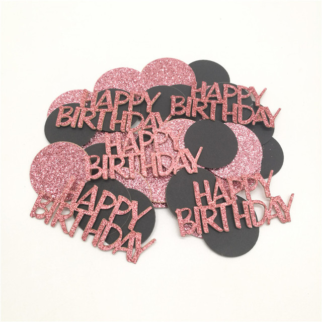 Worek szczęśliwego papieru prezentowego konfetti brokatowego urodzinowego dla dorosłych - 30, 40, 50, 60 rocznica - Wianko - 3