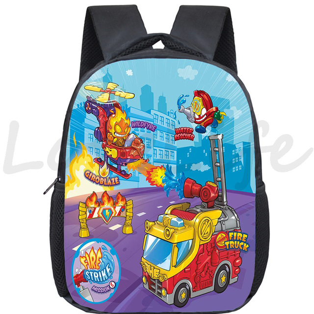 Super plecak dziecięcy Bookbags Super Zings, torba przedszkolna szkolna dla maluchów, chłopców i dziewczynek - prezent na start szkoły - Wianko - 19