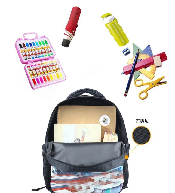 Super plecak dziecięcy Bookbags Super Zings, torba przedszkolna szkolna dla maluchów, chłopców i dziewczynek - prezent na start szkoły - Wianko - 4