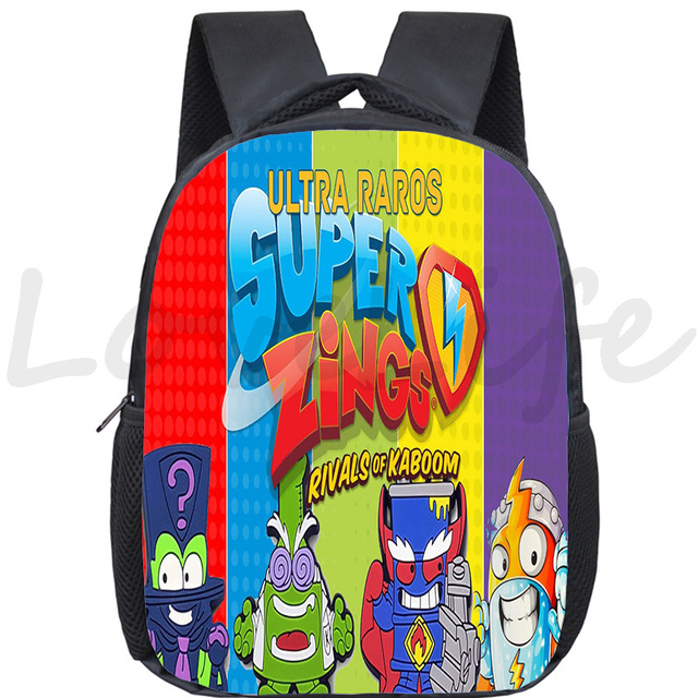 Super plecak dziecięcy Bookbags Super Zings, torba przedszkolna szkolna dla maluchów, chłopców i dziewczynek - prezent na start szkoły - Wianko - 33