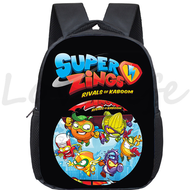 Super plecak dziecięcy Bookbags Super Zings, torba przedszkolna szkolna dla maluchów, chłopców i dziewczynek - prezent na start szkoły - Wianko - 13