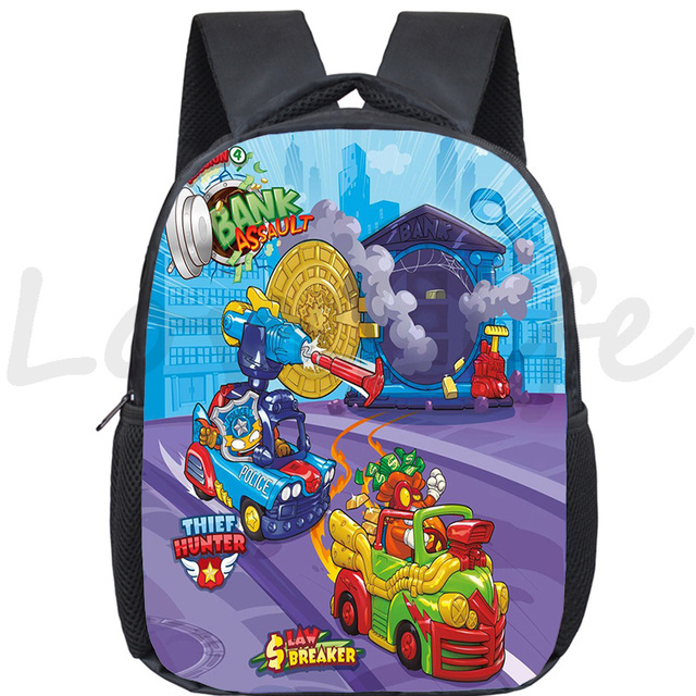 Super plecak dziecięcy Bookbags Super Zings, torba przedszkolna szkolna dla maluchów, chłopców i dziewczynek - prezent na start szkoły - Wianko - 20