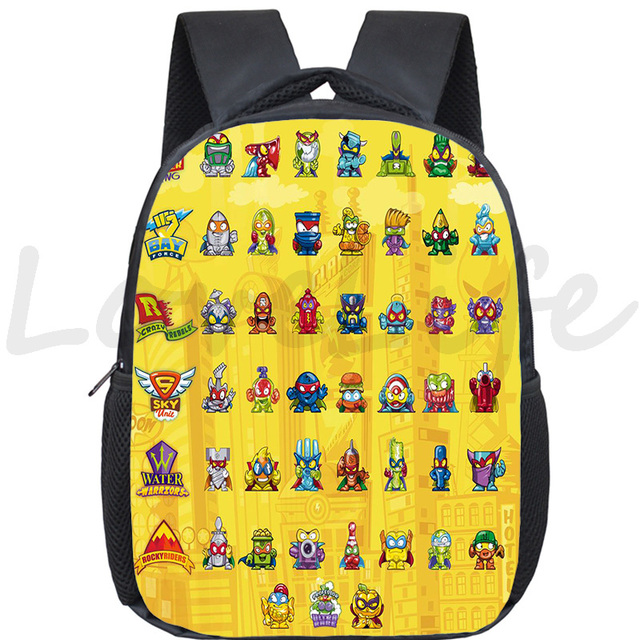 Super plecak dziecięcy Bookbags Super Zings, torba przedszkolna szkolna dla maluchów, chłopców i dziewczynek - prezent na start szkoły - Wianko - 23