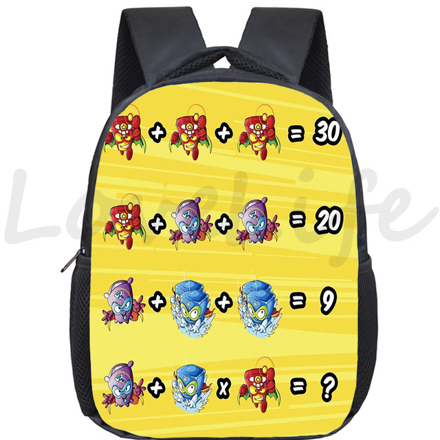 Super plecak dziecięcy Bookbags Super Zings, torba przedszkolna szkolna dla maluchów, chłopców i dziewczynek - prezent na start szkoły - Wianko - 24