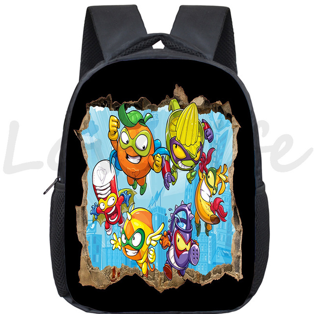 Super plecak dziecięcy Bookbags Super Zings, torba przedszkolna szkolna dla maluchów, chłopców i dziewczynek - prezent na start szkoły - Wianko - 15