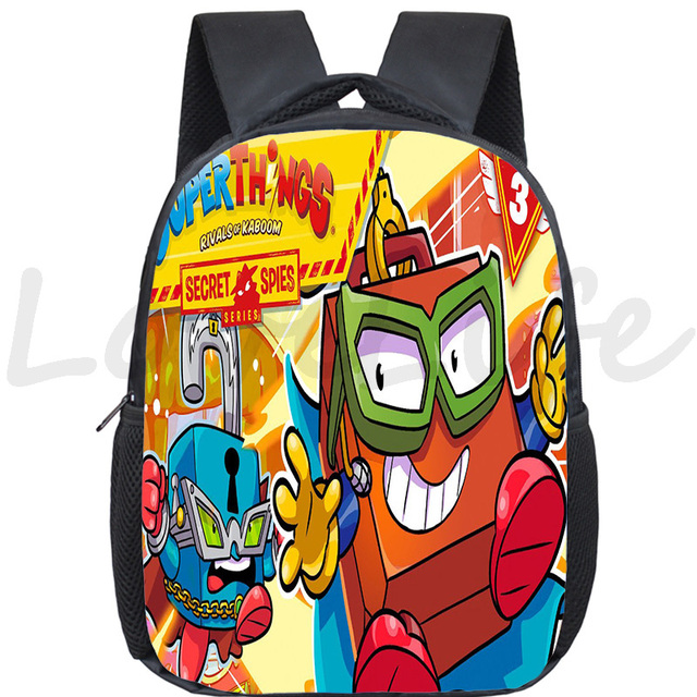 Super plecak dziecięcy Bookbags Super Zings, torba przedszkolna szkolna dla maluchów, chłopców i dziewczynek - prezent na start szkoły - Wianko - 35