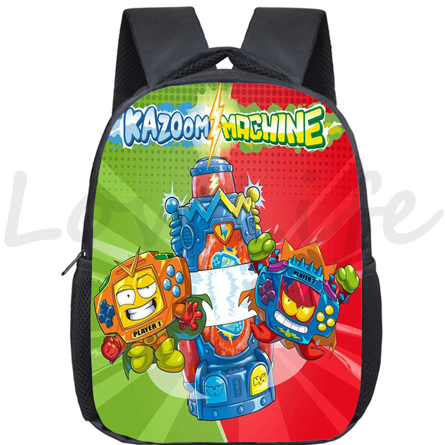 Super plecak dziecięcy Bookbags Super Zings, torba przedszkolna szkolna dla maluchów, chłopców i dziewczynek - prezent na start szkoły - Wianko - 17