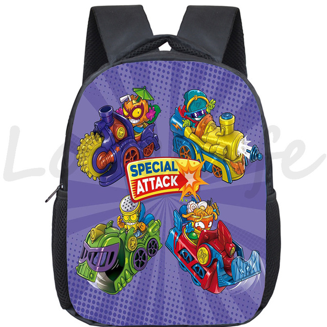 Super plecak dziecięcy Bookbags Super Zings, torba przedszkolna szkolna dla maluchów, chłopców i dziewczynek - prezent na start szkoły - Wianko - 21