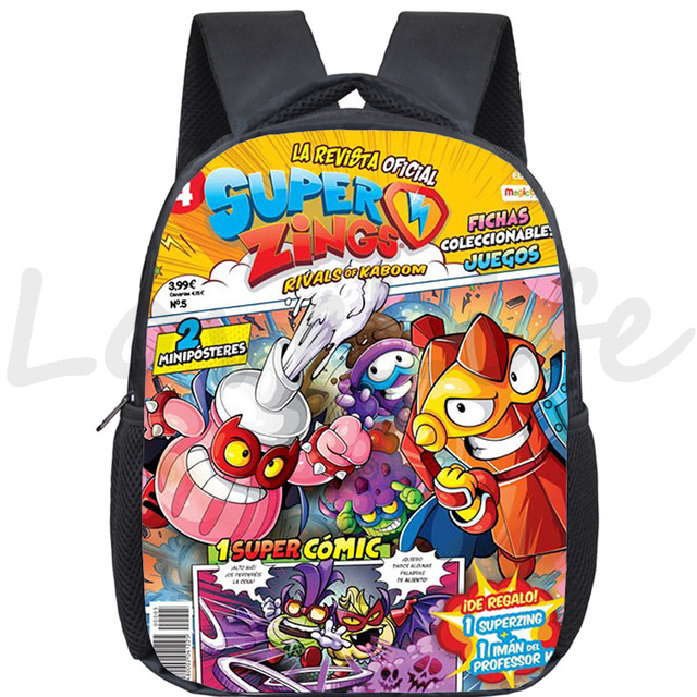 Super plecak dziecięcy Bookbags Super Zings, torba przedszkolna szkolna dla maluchów, chłopców i dziewczynek - prezent na start szkoły - Wianko - 31