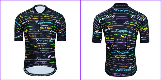 Koszulka kolarska dla mężczyzn z krótkim rękawem KEYIYUAN 2022 Pro Team - Mtb/Szosowe - Bluza Roupa Ciclista Masculino Maillot Velo - Wianko - 7