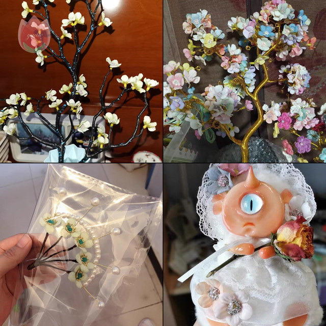 50 sztuk jedwabny kwiat głowy Daisy do dekoracji roślinnej, ściany ślubnej i pokoju, garland na prezent walentynkowy - Wianko - 3