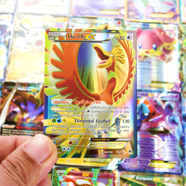 Karty kolekcjonerskie Pokemon EX Card V MAX MEGA TAG TEAM GX - 10-60 sztuk, lśniące, angielska wersja, gra karciana dla dzieci - Wianko - 6