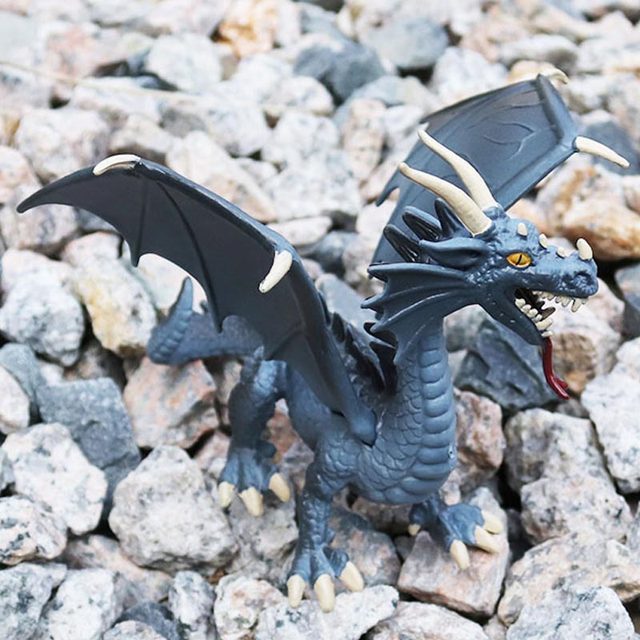 Oryginalna symulacja niebieskiego smoka Smauga Phoenix - Figurka akcji dla dzieci - Wianko - 15