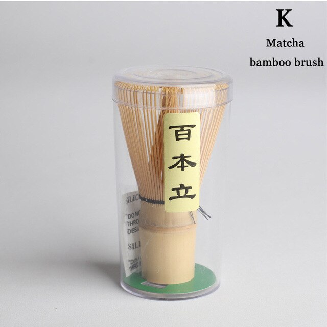 Bambusowa trzepaczka do herbaty Matcha punkt - zielona herbata w proszku, narzędzie do domowego parzenia i mieszania herbaty, szczotka do herbaty - Wianko - 5