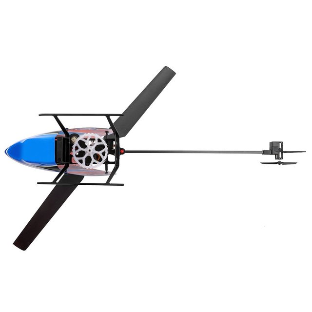 Nowy helikopter RC 2.4G 4CH z alarmem niskiego napięcia i jednym kluczem startu - 16 minut lotu, zabawka modelarska - Wianko - 13