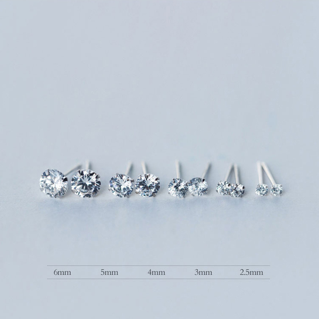 Kolczyki szpilki La Monada z koralikami, srebro 925 - minimalistyczne biżuteria dla kobiet - Wianko - 3