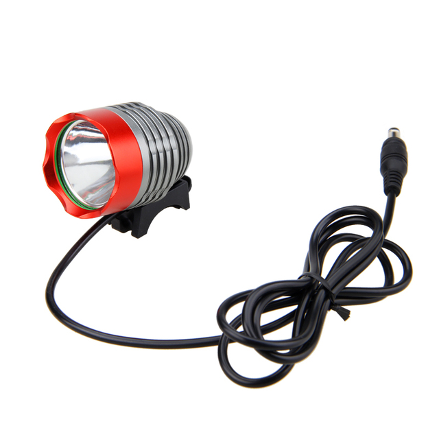 Reflektor rowerowy LED T6 z akumulatorem, opaska i tylne światła - 3 tryby przeciwpożarowe - Wianko - 7