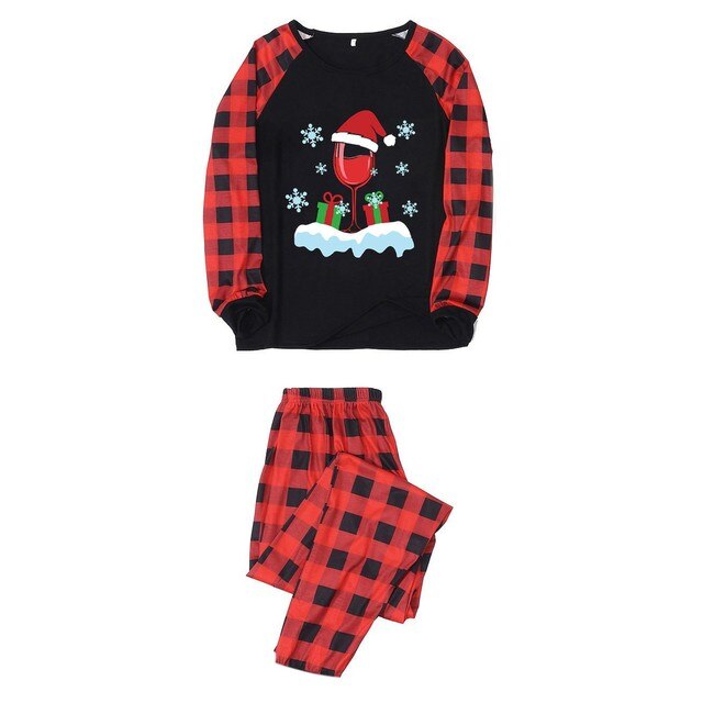 Pasujące piżamy Boże Narodzenie Deer dla całej rodziny - dorosły, dzieciak, rodzina - Top + spodnie Xmas bielizna nocna zestaw Pj Baby Romper 2022 - Wianko - 5