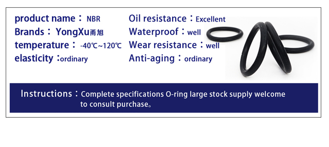 Kauczuk nitrylowy, uszczelka wodoodporna, 5 sztuk/partia, NBR CS0.5mm, grubość OD21-80*0.5mm - Wianko - 6