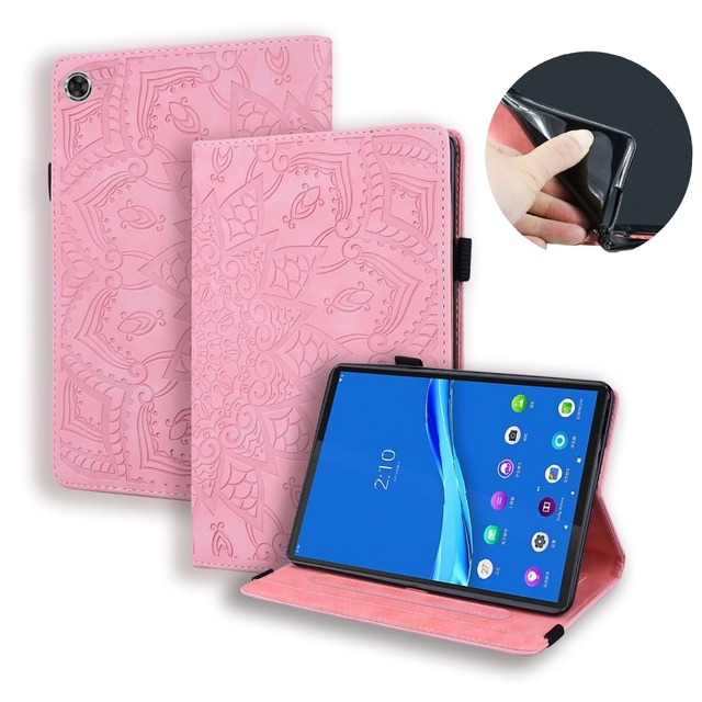 Obudowa tabletu Coque dla Lenovo Tab M10 Plus 10.3 TB-X606F - płaskorzeźba, kolor czarny - Wianko - 58