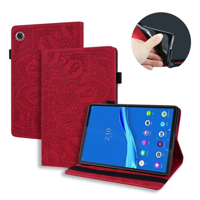 Obudowa tabletu Coque dla Lenovo Tab M10 Plus 10.3 TB-X606F - płaskorzeźba, kolor czarny - Wianko - 59