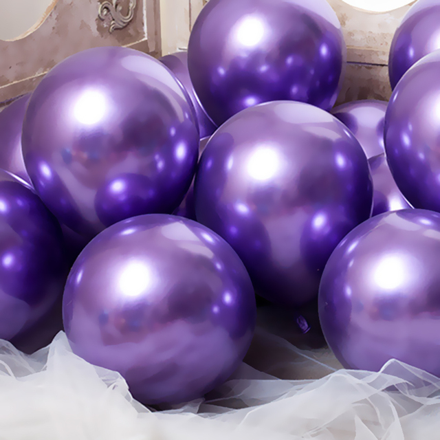 Zestaw 20 sztuk metalicznych balonów: złotych balonów Chrome, lateksowych balonów Multicolor i metalowych Globos - idealne ozdoby na ślub, urodziny dziecka i party - Wianko - 2