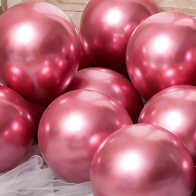 Zestaw 20 sztuk metalicznych balonów: złotych balonów Chrome, lateksowych balonów Multicolor i metalowych Globos - idealne ozdoby na ślub, urodziny dziecka i party - Wianko - 6