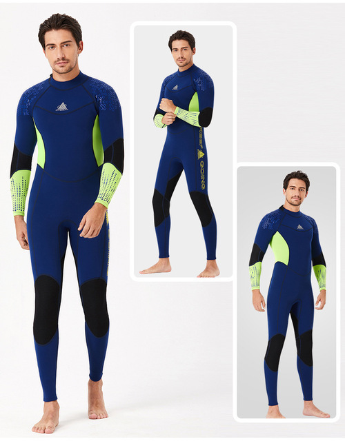 Męski kombinezon neoprenowy 3mm do surfowania, pływania i triathlonu w zimnej wodzie - Wianko - 24