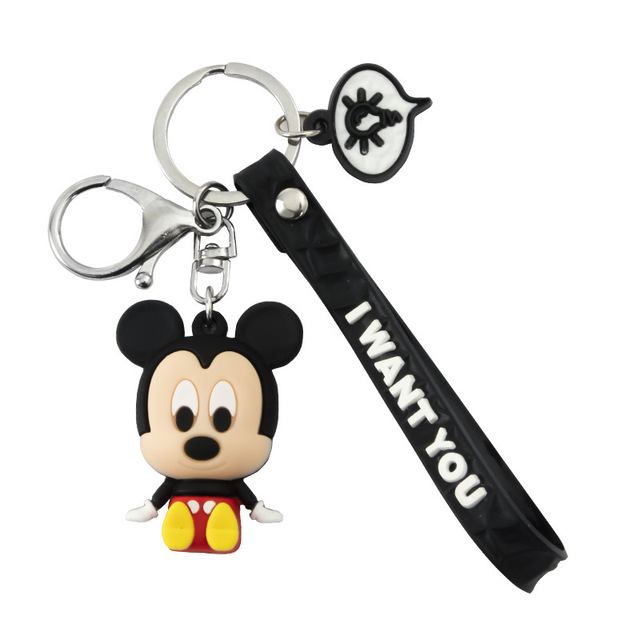 Brelok na klucze Disney Mickey Mouse Minnie PVC - Wianko - 6