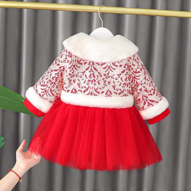 Dziewczęce sukienki na chiński Nowy Rok 2022 dla małych księżniczek - Wianko - 9