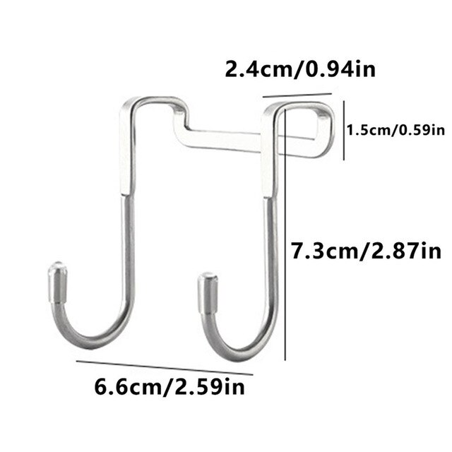 2 sztuki s-type uchwyt na rower ze stali nierdzewnej do rowerów - Rack Hook - Wianko - 7