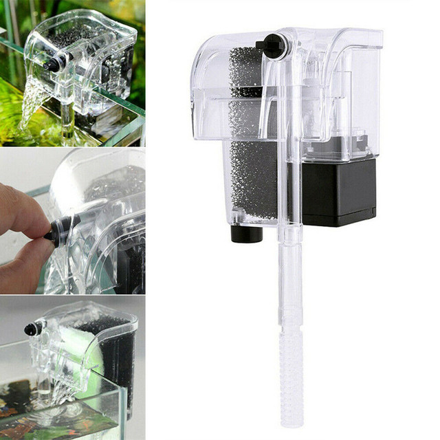 Mini filtr akwariowy zewnętrzny - rozłączalny do pomp wodnych, wodospadów i konfiguracji tlenu w akwarium - Wianko - 1