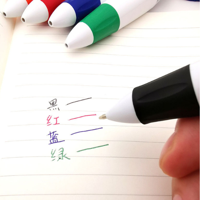 Kreatywny długopis kulkowy Multicolor z tworzywa sztucznego - prezenty dla uczniów, biuro, szkoła - Wianko - 15