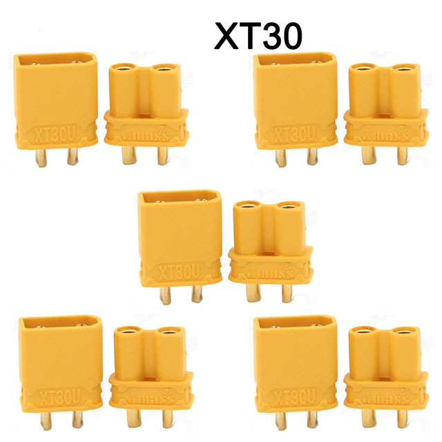 Złącze wtykowe T 5 par: XT60, XT60H, XT60E-M, XT90S, XT90, XT30, MR30, MR60, MT30, MT60, XT60I, XT60PW, XT30PW, XT150, AS150, EC5 - Wianko - 16