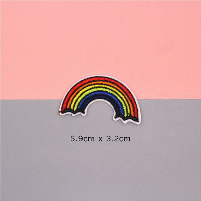 Naszywka Rainbow Lollipop na haftowane aplikacje do odzieży BU151 - Wianko - 9