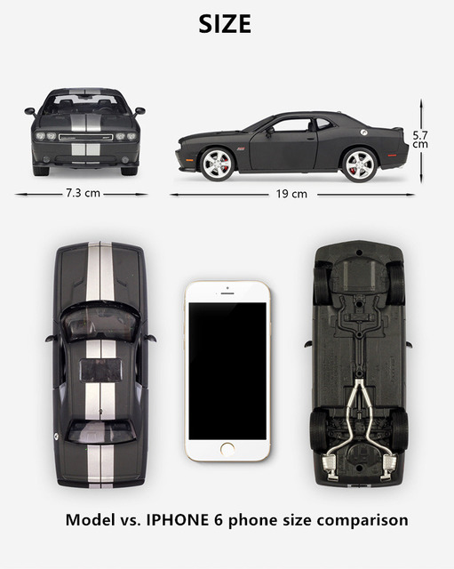 Samochód sportowy symulacja aluminiowy model Dodge Challenger SRT WELLY 1:24 - dekoracja rzemieślnicza, kolekcja zabawek, narzędzia prezent - Wianko - 13