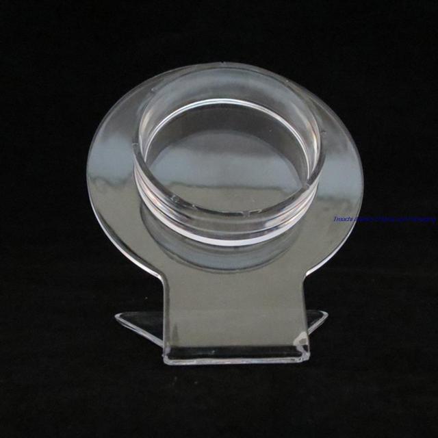 Akrylowy ekspozytor do biżuterii - 1 sztuka (8*5*5cm) - przezroczysty - Wianko - 23
