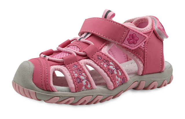 Dziewczęce sandały plażowe Apakowa z zamkniętymi palcami dla maluchów - letnie dziecięce buty wycinanka - Wianko - 16
