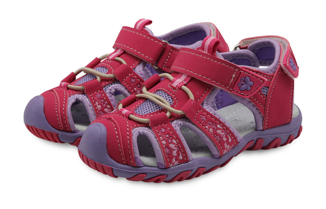 Dziewczęce sandały plażowe Apakowa z zamkniętymi palcami dla maluchów - letnie dziecięce buty wycinanka - Wianko - 10