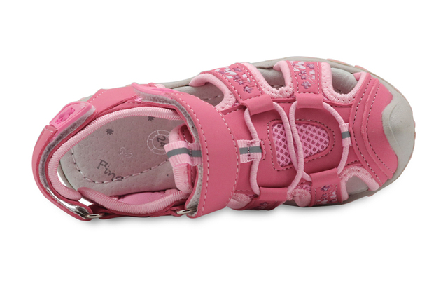 Dziewczęce sandały plażowe Apakowa z zamkniętymi palcami dla maluchów - letnie dziecięce buty wycinanka - Wianko - 19