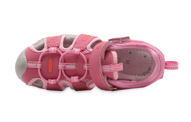 Dziewczęce sandały plażowe Apakowa z zamkniętymi palcami dla maluchów - letnie dziecięce buty wycinanka - Wianko - 39