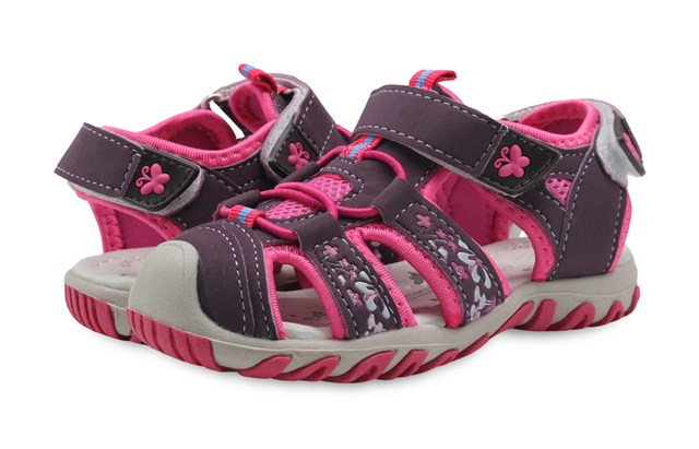 Dziewczęce sandały plażowe Apakowa z zamkniętymi palcami dla maluchów - letnie dziecięce buty wycinanka - Wianko - 15