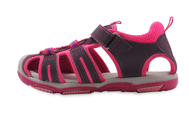Dziewczęce sandały plażowe Apakowa z zamkniętymi palcami dla maluchów - letnie dziecięce buty wycinanka - Wianko - 30