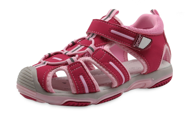 Dziewczęce sandały plażowe Apakowa z zamkniętymi palcami dla maluchów - letnie dziecięce buty wycinanka - Wianko - 21