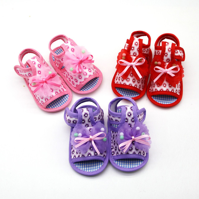 Buty Prewalker z miękkimi podeszwami dla niemowląt dziewczynek - wiek 0-3 miesiące - Wianko - 1