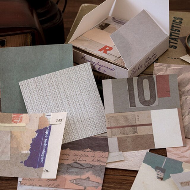 Naklejki artystyczne Retro na arkuszu - dekoracje do scrapbookingu, samoprzylepny papier z kolekcji Album DIY - Wianko - 8